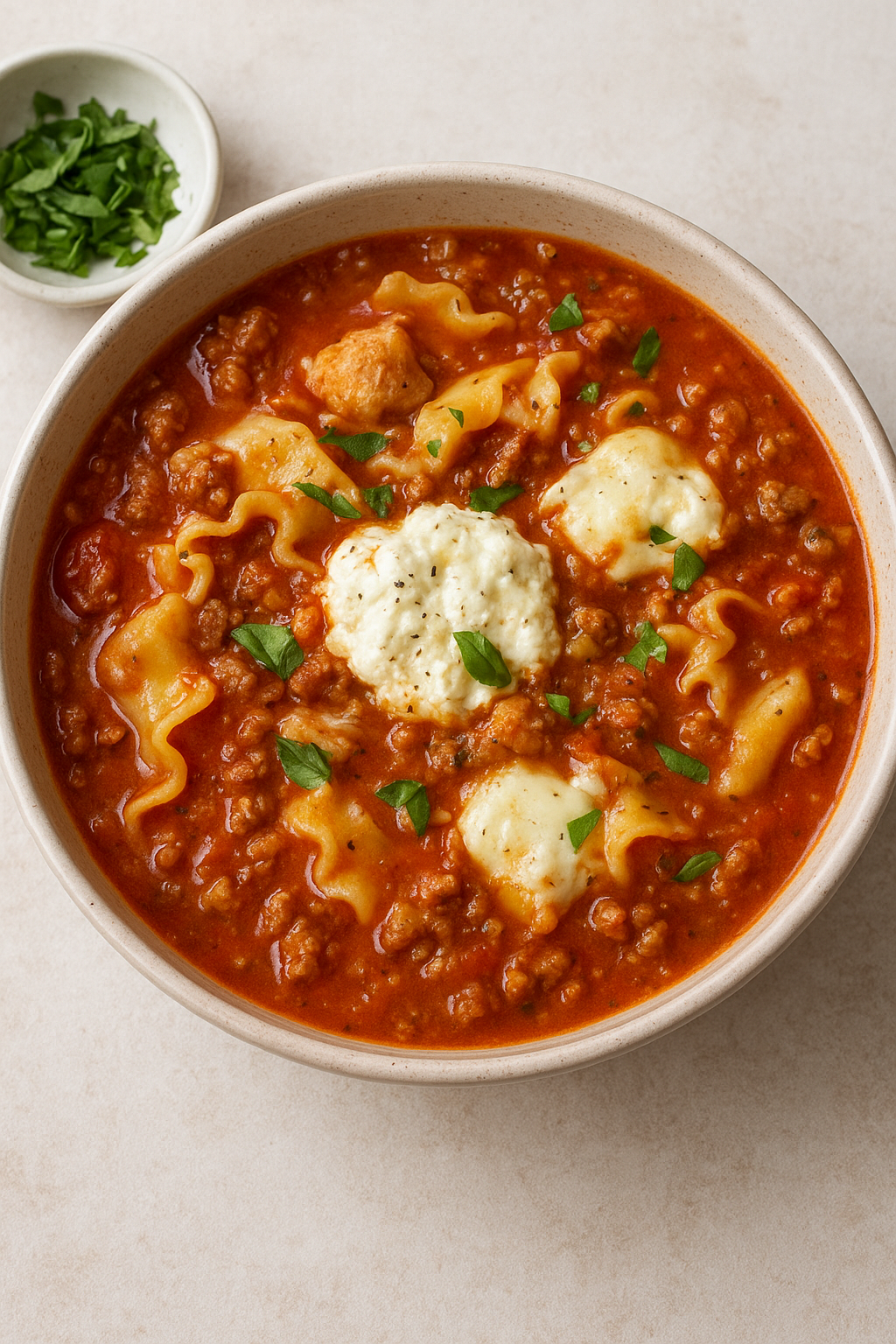 lasagna soup